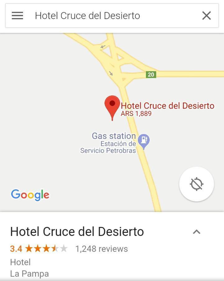 Hotel Cruce Del Desierto Veinticinco de Mayo  Bagian luar foto
